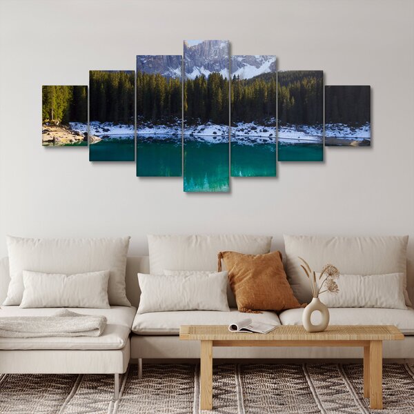 Obraz - Jezero Karersee (210x100 cm)