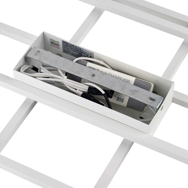Ideal lux Frame LED stropní svítidlo ČernáObdelníkové3000K