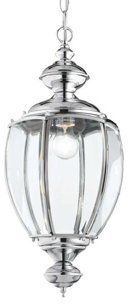Ideal lux Norma E27 antické závěsné svítidlo Chromová