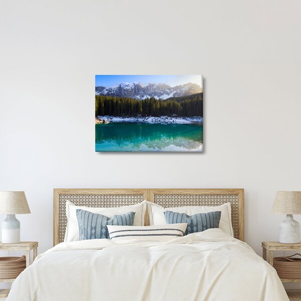Obraz - Jezero Karersee (70x50 cm)