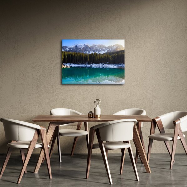 Obraz - Jezero Karersee (70x50 cm)