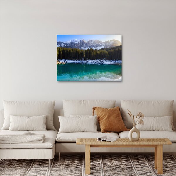 Obraz - Jezero Karersee (70x50 cm)