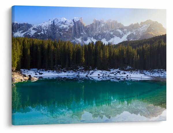 Obraz - Jezero Karersee (70x50 cm)