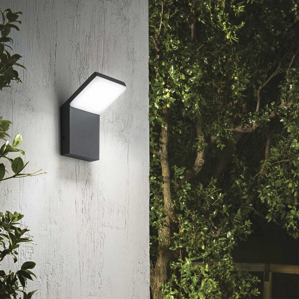 Ideal lux Style LED nástěnné venkovní svítidlo IP54 Antracitová