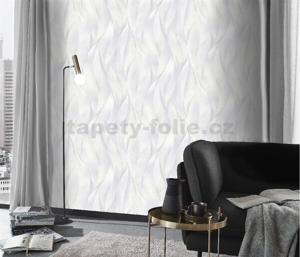 Vliesové tapety na zeď New 21 10148-31, rozměr 10,05 m x 0,53 m, listy šedo-béžové, ERISMANN