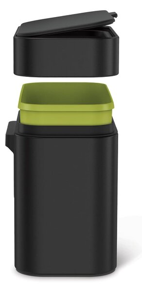 Matně černá nádoba na kompostovatelný odpad 4 l – simplehuman