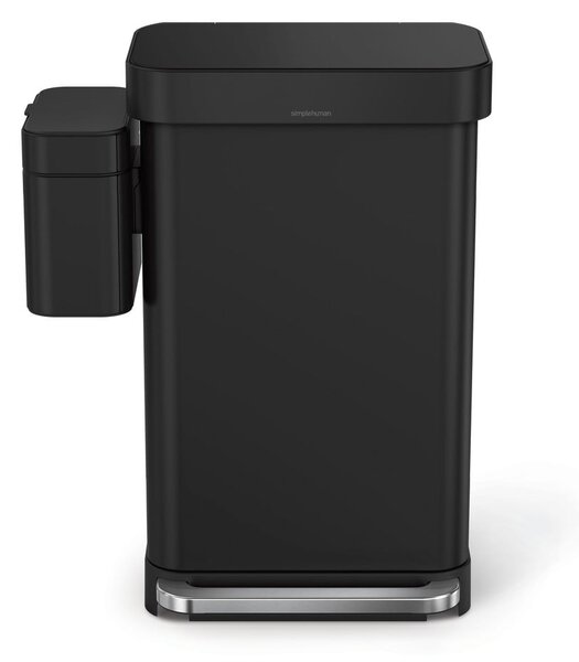 Matně černá nádoba na kompostovatelný odpad 4 l – simplehuman