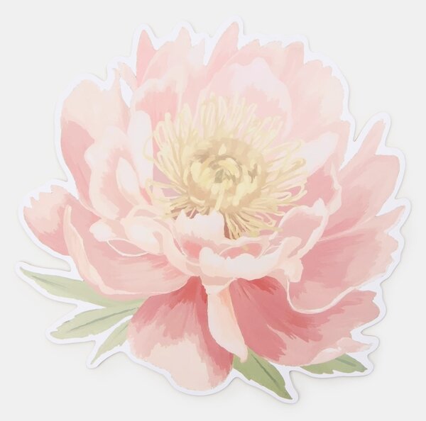 Sinsay - Table placemat in the shape of a peony - růžová