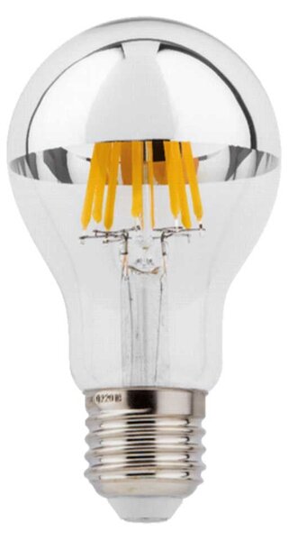LED žárovka A60 E27 2700K 5.5W Stříbrná