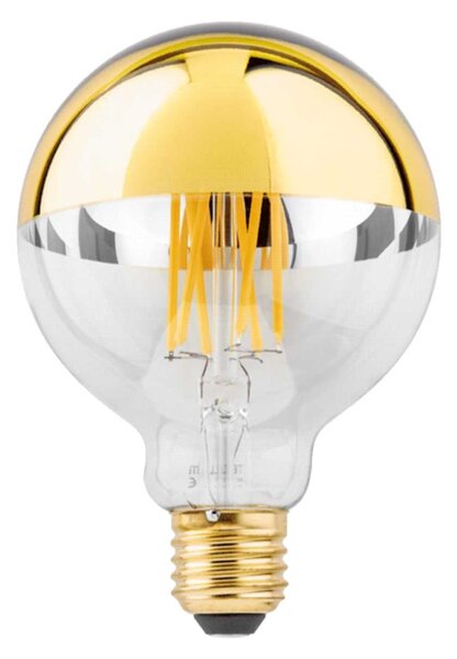 LED žárovka G95 E27 2700K 5.6W Zlatá