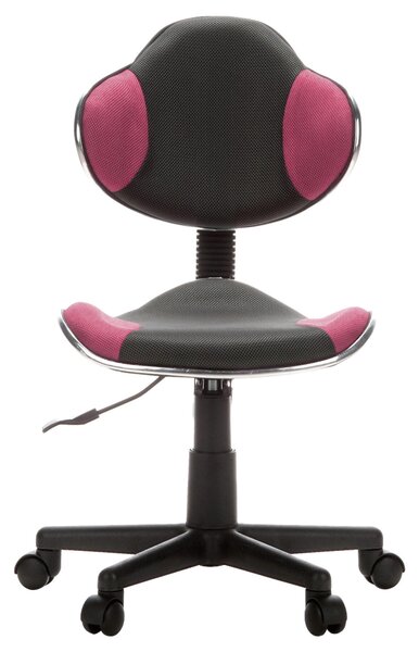 OTOČNÁ ŽIDLE PRO MLÁDEŽ, šedá, pink MID.YOU - Online Only psací stoly & židle, Online Only