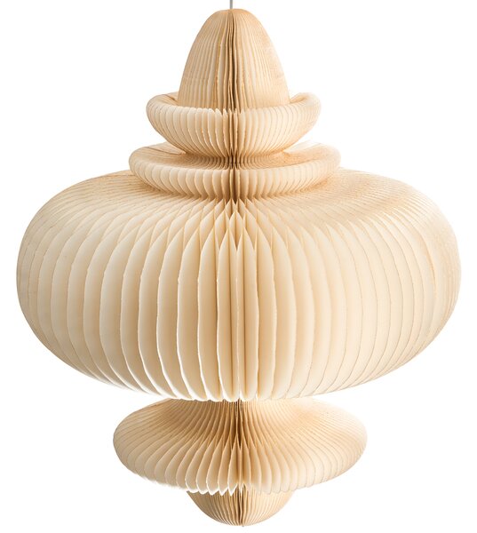 Závěsná lampa AMALSAN Papír Béžová