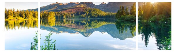 Obraz - Jezero (170x50 cm)