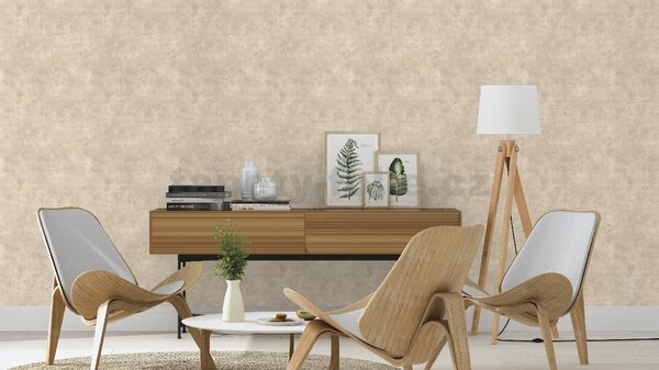 Vliesové tapety na zeď Factory IV 939538, rozměr 10,05 m x 0,53 m, beton světle hnědý, RASCH