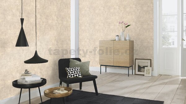 Vliesové tapety na zeď Factory IV 939538, rozměr 10,05 m x 0,53 m, beton světle hnědý, RASCH