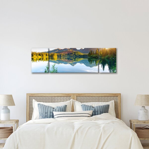 Obraz - Jezero (170x50 cm)