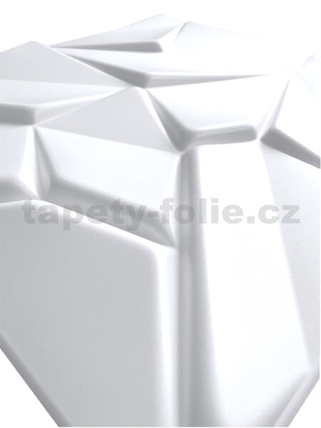 3D panel 0028, rozměr 50 cm x 50 cm, MERKUR bílý, IMPOL TRADE