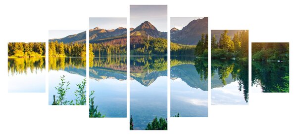 Obraz - Jezero (210x100 cm)