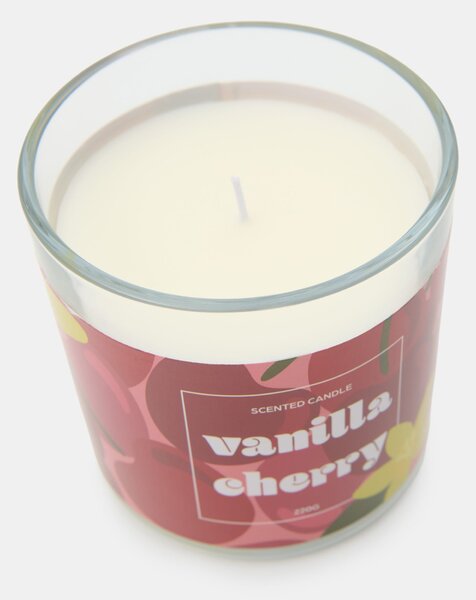 Sinsay - Vonná svíčka Vanilla Cherry - světle fialová