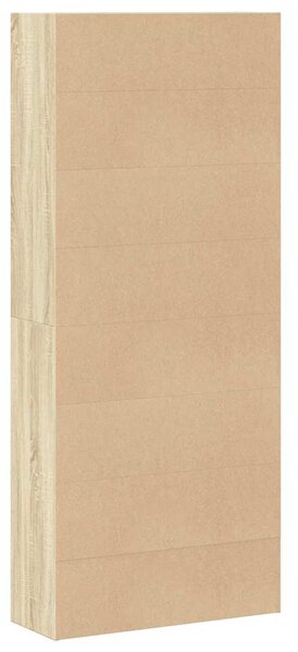 Knihovna dub sonoma 80 x 30 x 189 cm kompozitní dřevo 3314671
