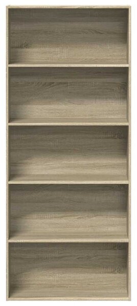 Knihovna dub sonoma 80 x 30 x 189 cm kompozitní dřevo 3314671