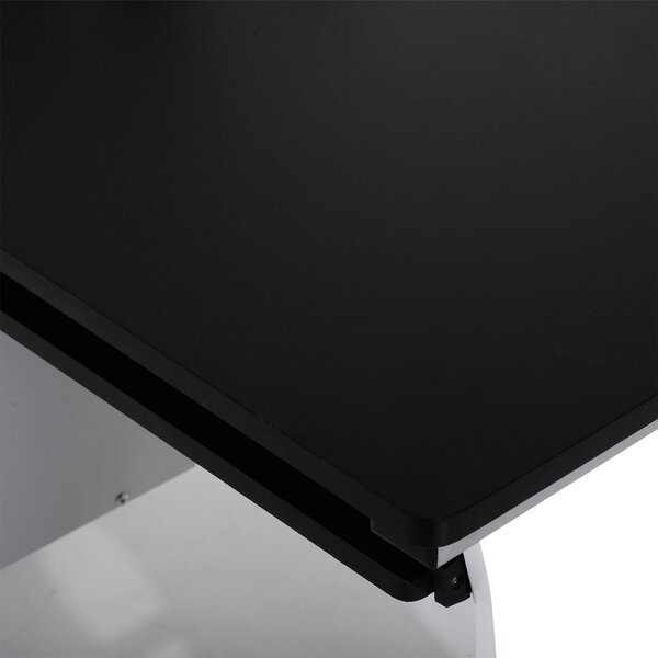 HOMCOM PC Počítačový stůl Kancelářský stůl 100x52x75cm Dřevěný nábytek | Aosom