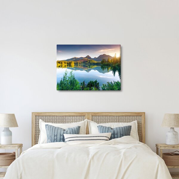 Obraz - Jezero (70x50 cm)