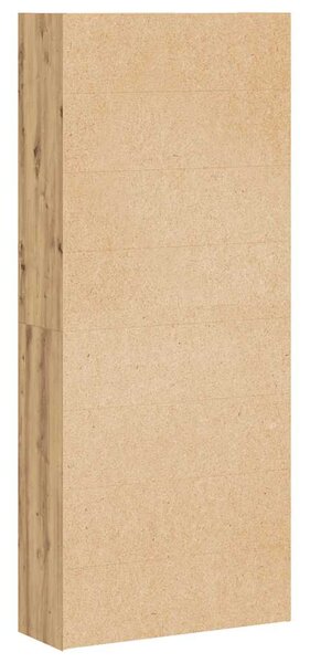 Knihovna dub artisan 80 x 30 x 189 cm kompozitní dřevo 3314677
