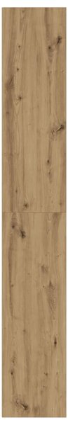 Knihovna dub artisan 80 x 30 x 189 cm kompozitní dřevo 3314677