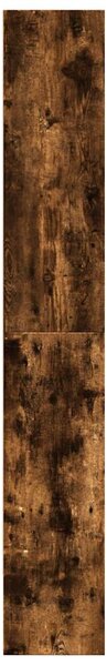 Knihovna kouřový dub 80 x 30 x 189 cm kompozitní dřevo 3314673