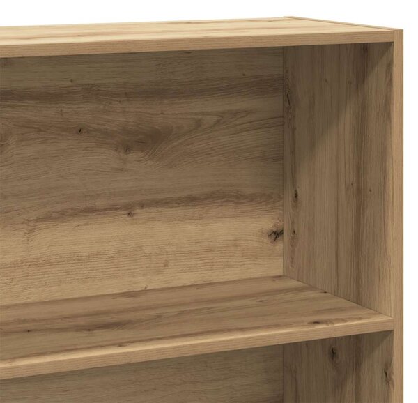 Knihovna dub artisan 80 x 30 x 189 cm kompozitní dřevo 3314677