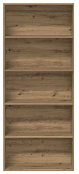 Knihovna dub artisan 80 x 30 x 189 cm kompozitní dřevo 3314677