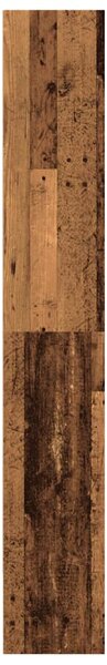 Knihovna old wood 80 x 30 x 189 cm kompozitní dřevo 3314676