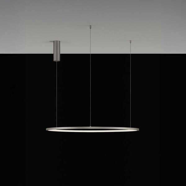Nova Luce Tarquin LED kruhové závěsné svítidlo 800mmBílá