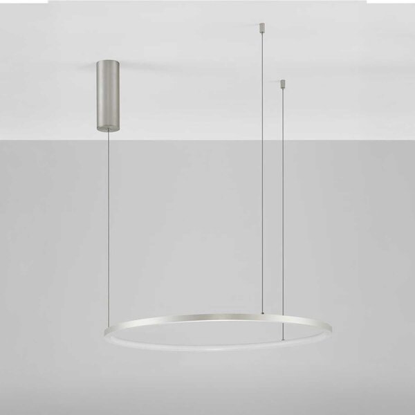 Nova Luce Tarquin LED kruhové závěsné svítidlo 800mmBílá