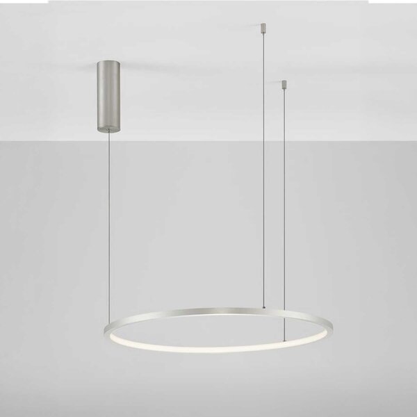 Nova Luce Tarquin LED kruhové závěsné svítidlo 800mmBílá