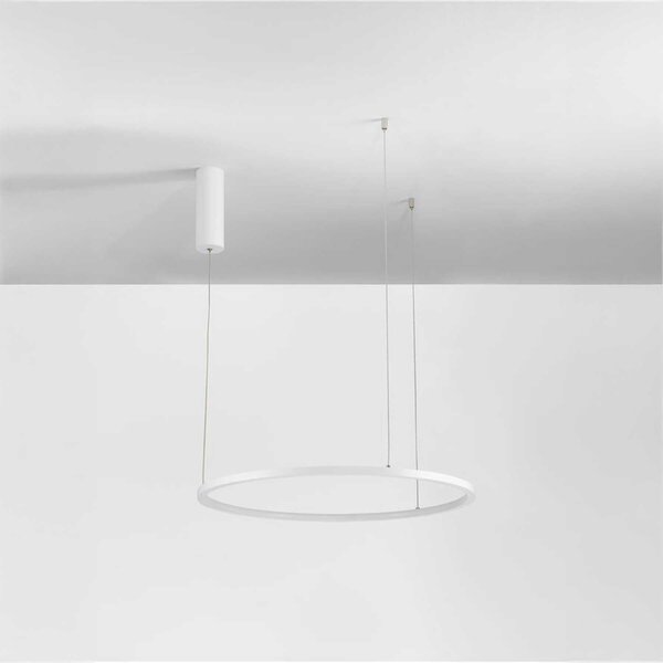 Nova Luce Tarquin LED kruhové závěsné svítidlo 800mmBílá