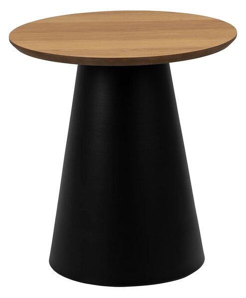 Actona Odkládací stolek Soli 45 cm černý/dub přírodní