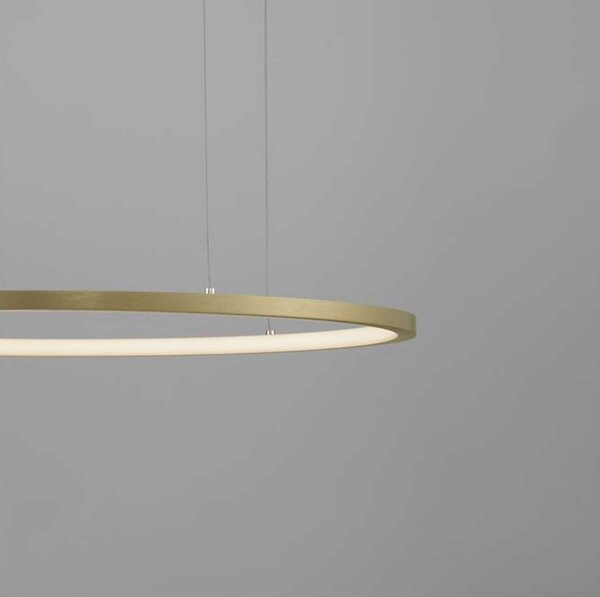 Nova Luce Tarquin LED kruhové závěsné svítidlo 800mmBílá