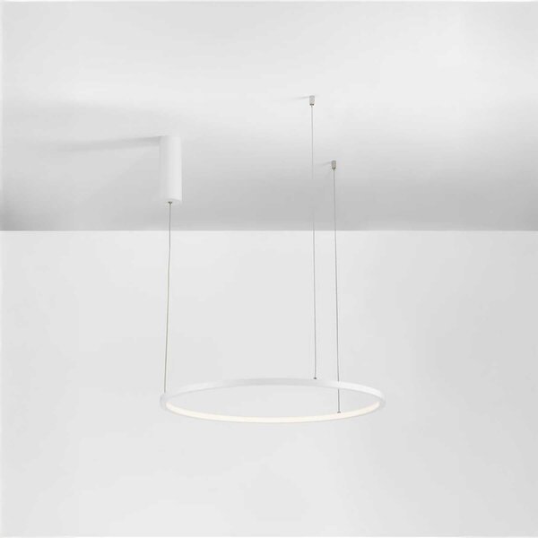 Nova Luce Tarquin LED kruhové závěsné svítidlo 800mmBílá