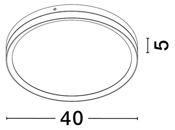 Nova Luce Cantria LED stropní svítidlo Ø500mm
