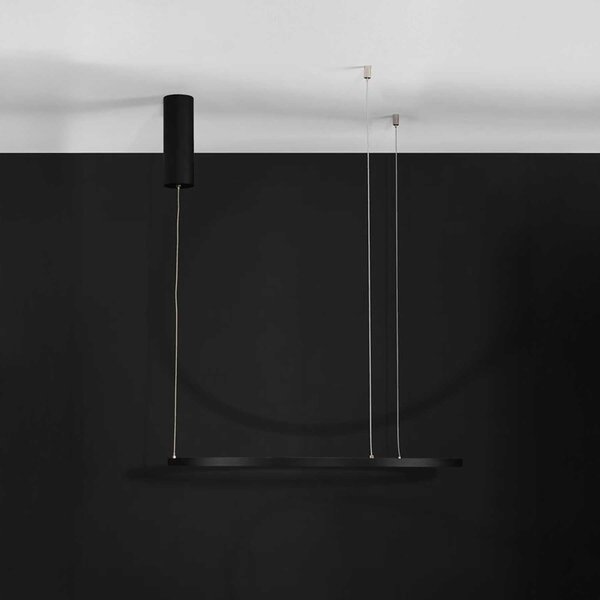 Nova Luce Tarquin LED kruhové závěsné svítidlo 800mmBílá