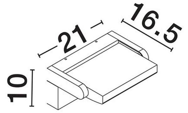 Nova Luce Gerber LED venkovní nástěnné svítidlo IP54 s pohybovým senzorem