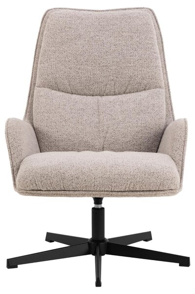 Actona Otočné křeslo Bosley lounge béžové/černé