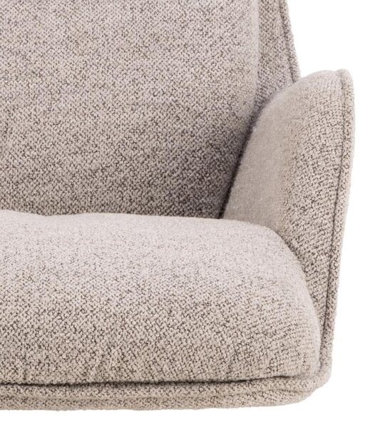 Actona Otočné křeslo Bosley lounge béžové/černé