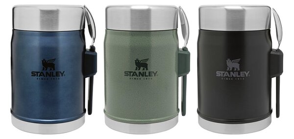 Zelená termoska na jídlo z nerezové oceli 400 ml Legendary Classic Hammer Tone Green – Stanley