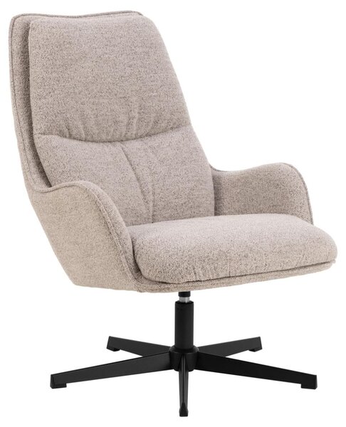 Actona Otočné křeslo Bosley lounge béžové/černé