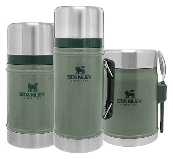 Zelená termoska na jídlo z nerezové oceli 400 ml Legendary Classic Hammer Tone Green – Stanley