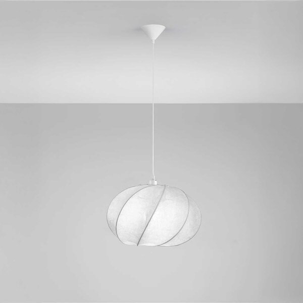 Nova Luce Bora E27 textilní závěsné svítidlo Ø550mm