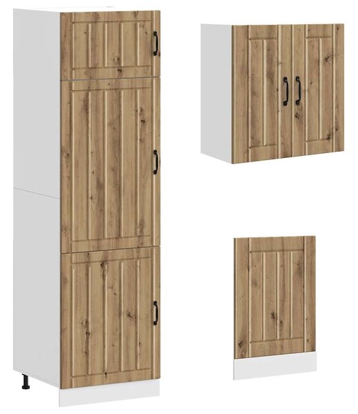 8dílná sada kuchyňských skříněk "Kalmar" dub artisan kompozit 3314810